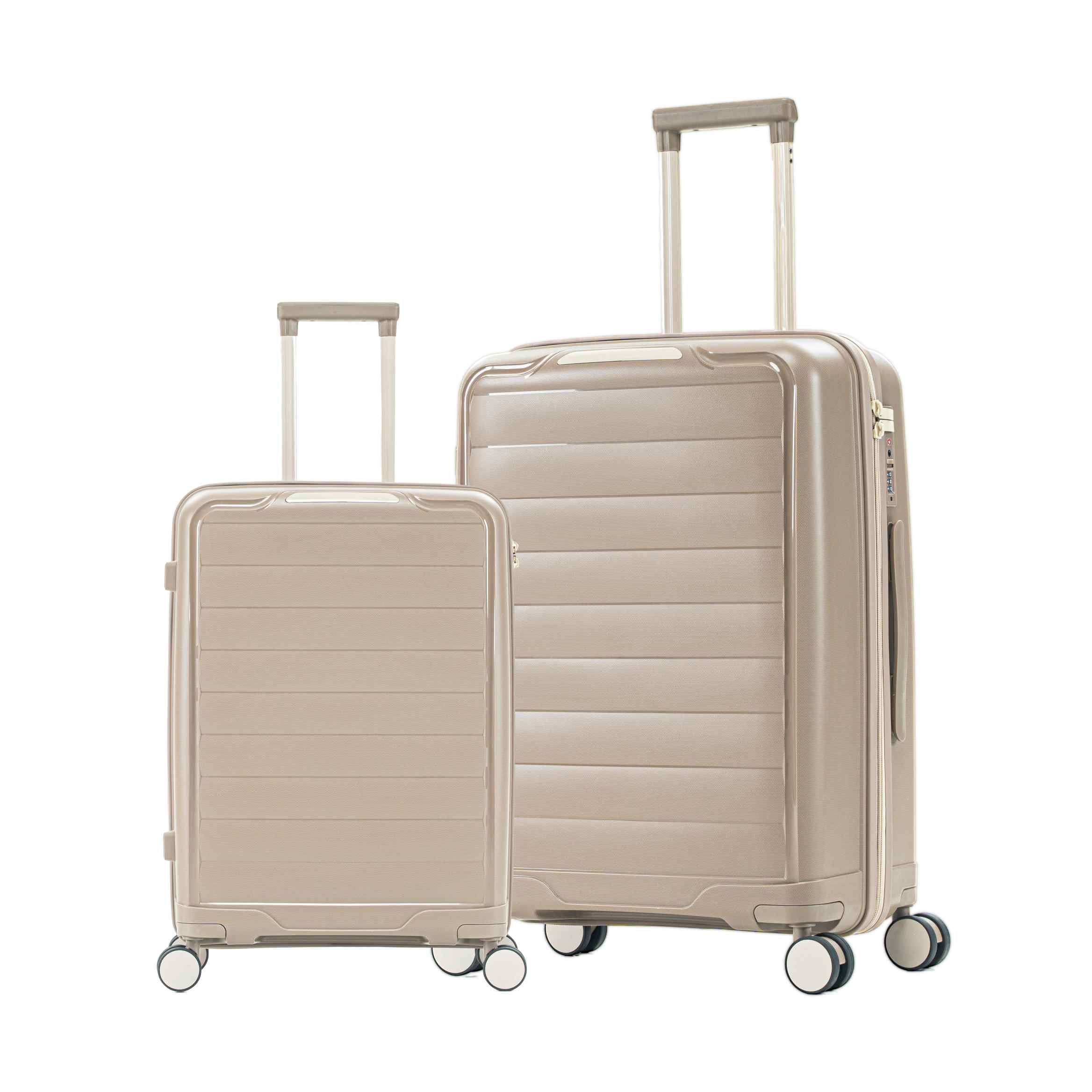 ခရီးဆောင်အိတ် PP Hard Shell ပေါ့ပါးသော ခရီးဆောင်အိတ်ကို ဆောင်ထားပါ။